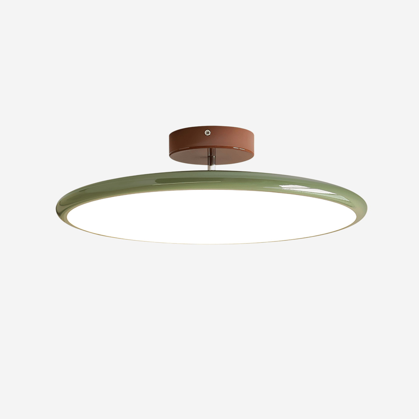 Drift Adjustable Ceiling Lamp ∅ 19.7″ x H 3.5″ / Green / Triac Warm Dimming