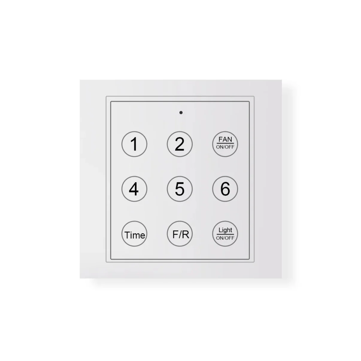 Wireless Wall Switch L 3.3″ x W 3.3″ / White / No delivery if purchased separately 1001 Light source & accessories