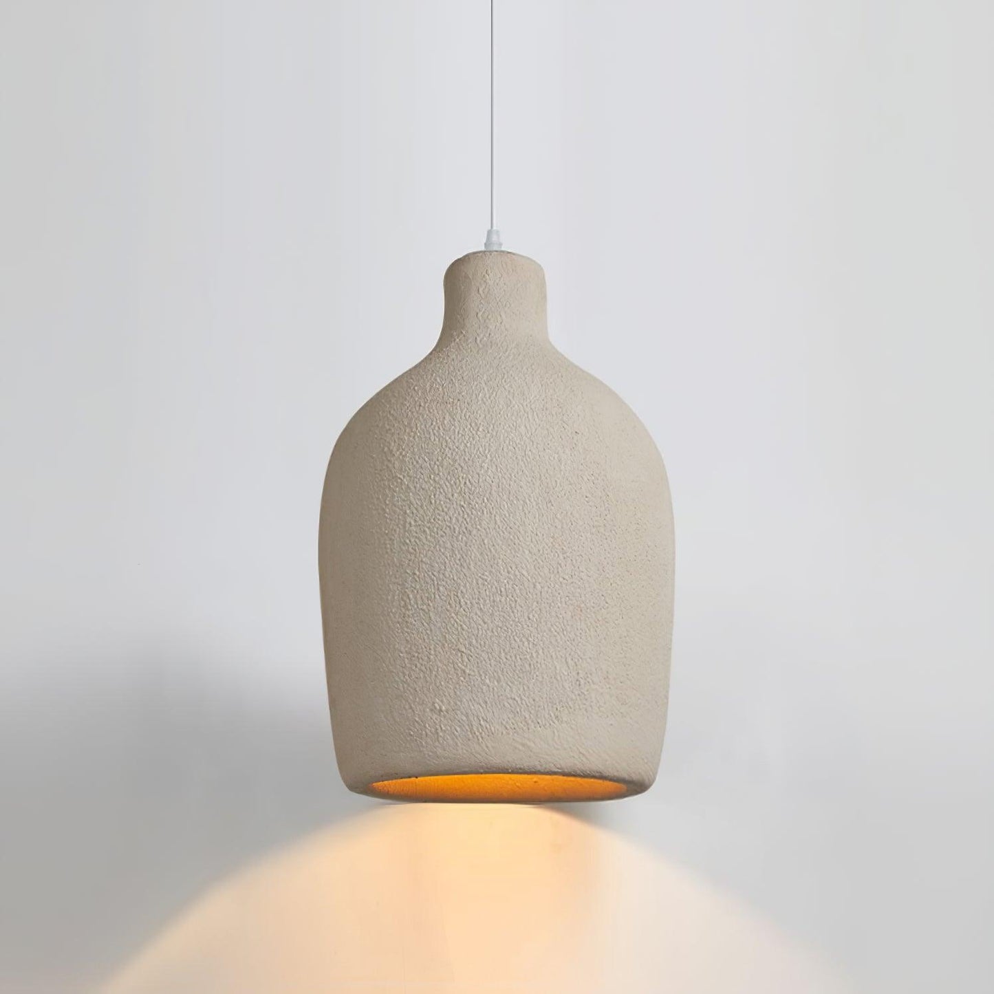 Barrel Shape Pendant Light ∅ 10.2″ x H 18.1″ / Dia 26cm x H 46cm / Beige Pendant light