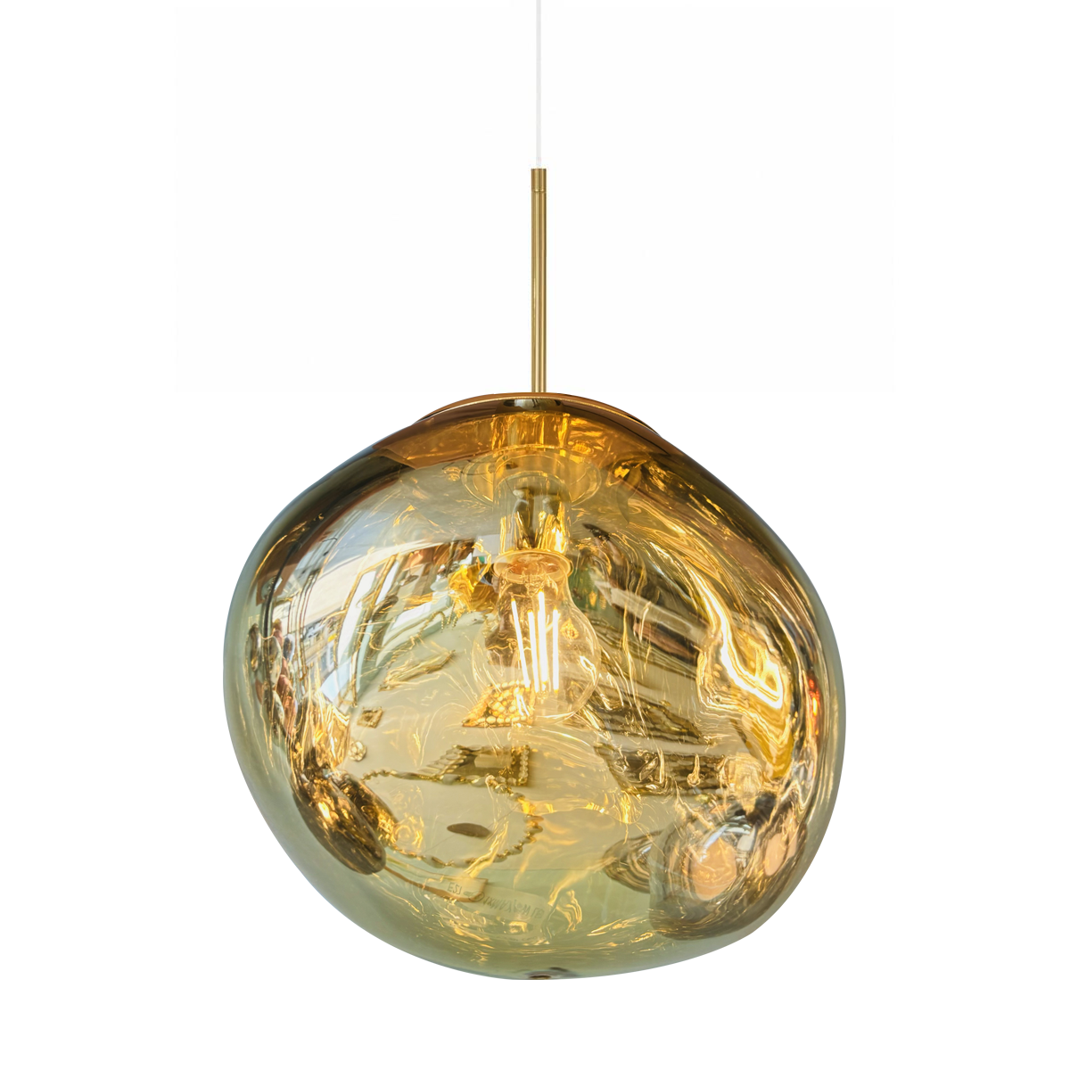 Modern Lava Pendant Lamp ∅ 18.9″ / Dia 48cm / Gold Pendant light