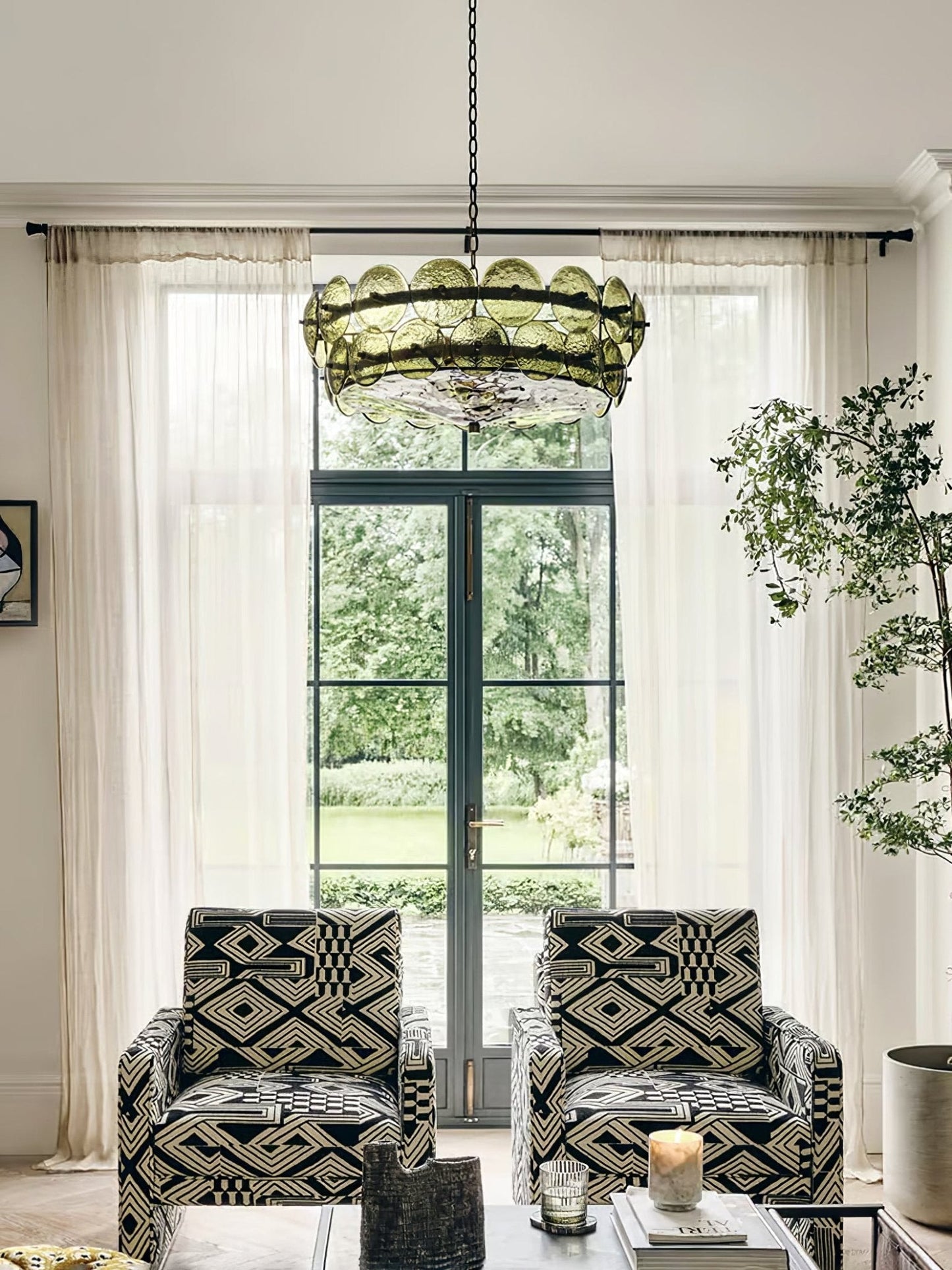 Solaris Disc Murano Chandelier