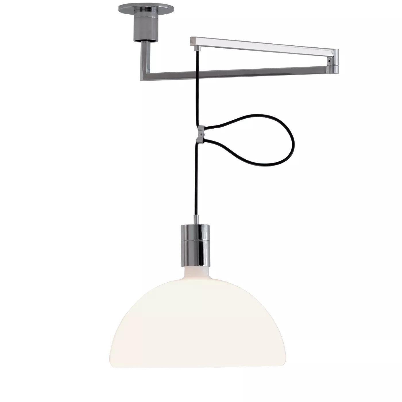 AS41C Pendant Light ∅ 13.8″ / Dia 35cm / Chrome & White Pendant light