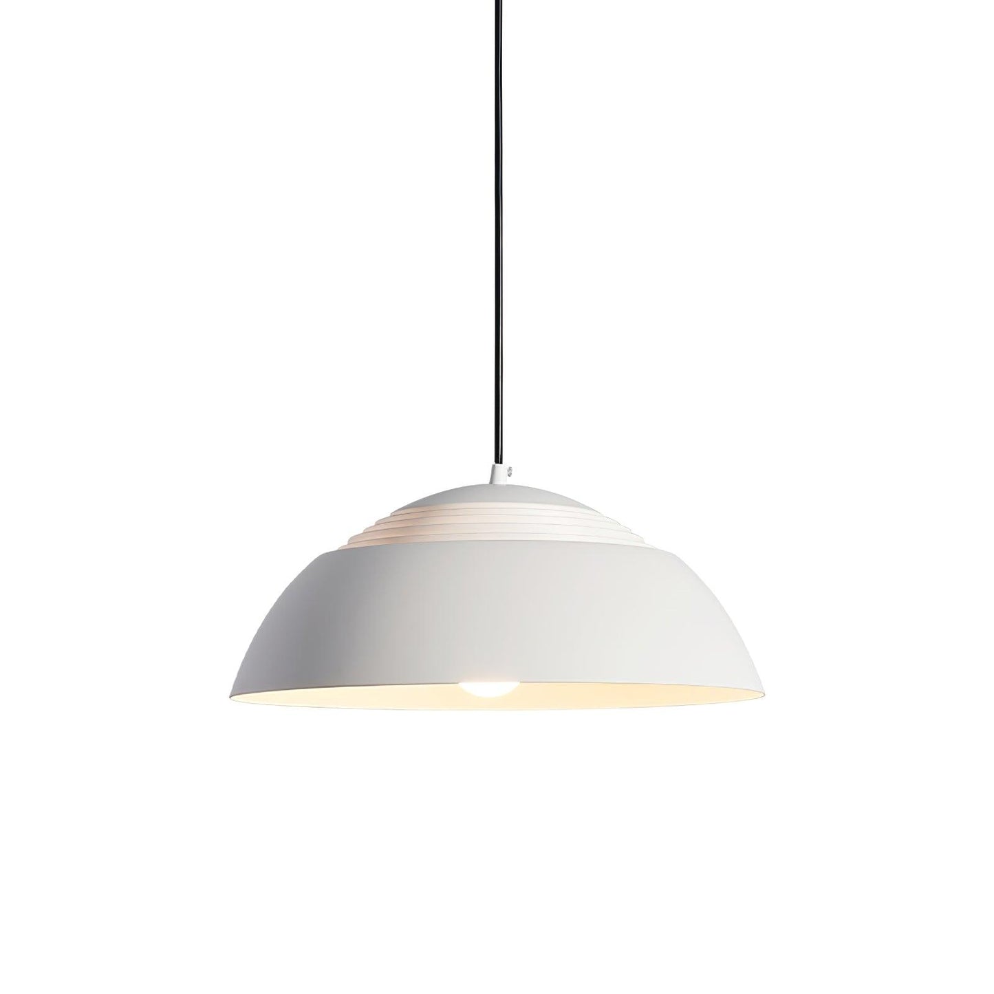 Abat Jour Pendant Lamp ∅ 19.7″ x H 9.1″ / Dia 50cm x H 23cm / White Pendant light