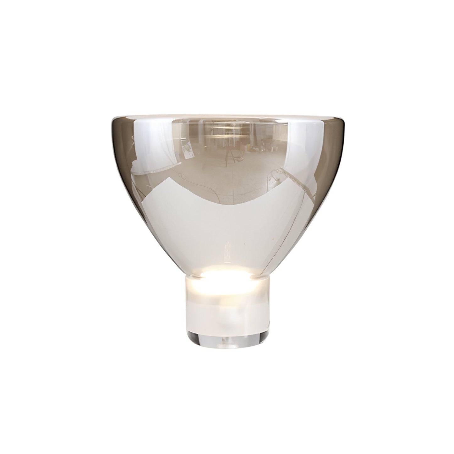 Aella Table Lamp ∅ 14.9″ x H 14.5″ / Dia 38cm x H 37cm / Smoke grey / US plug Table lamp