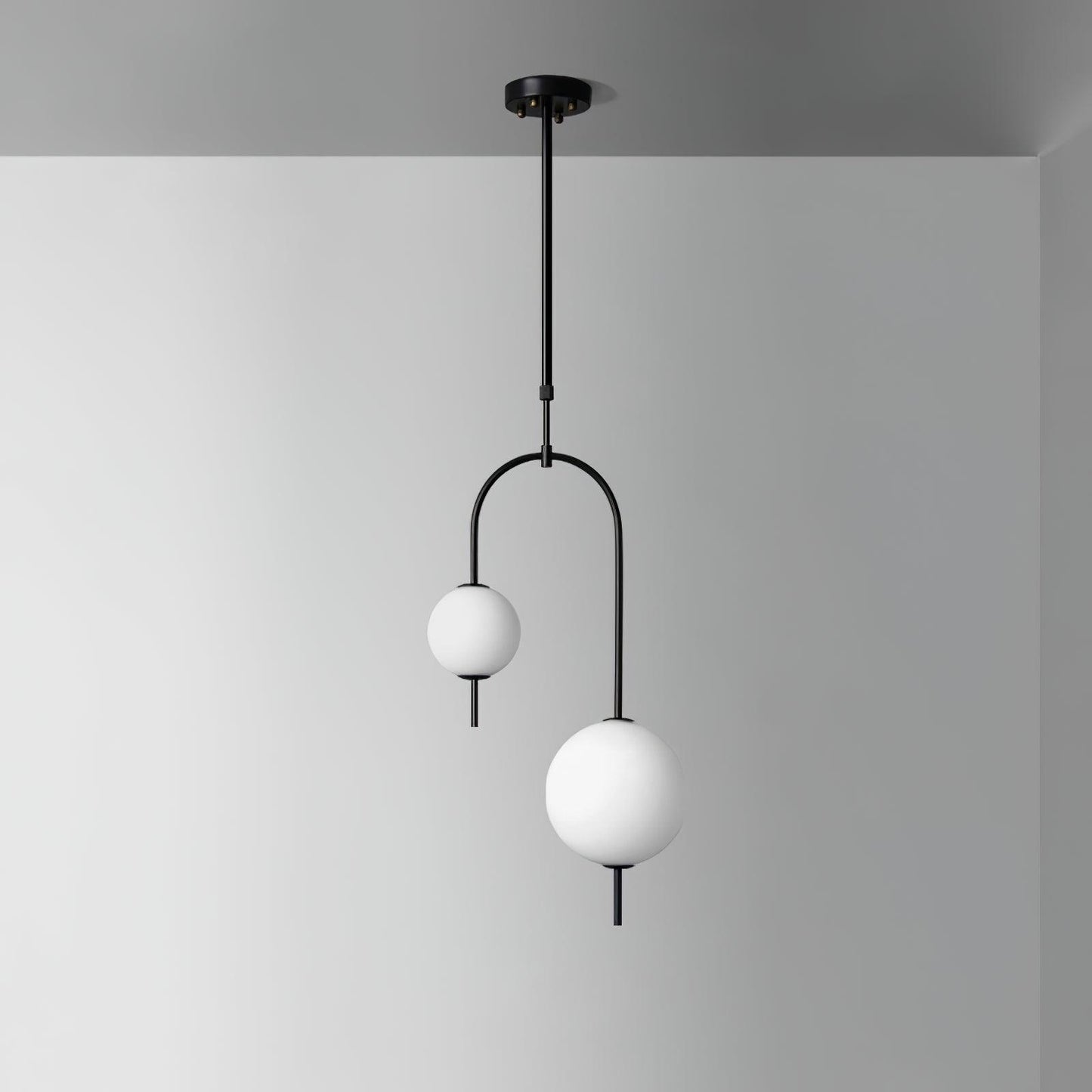 Alina Pendant Light Style B ∅ 14.9″ x H 39.4″ / Dia 38cm x H 100cm / Black & White / Warm White Pendant light