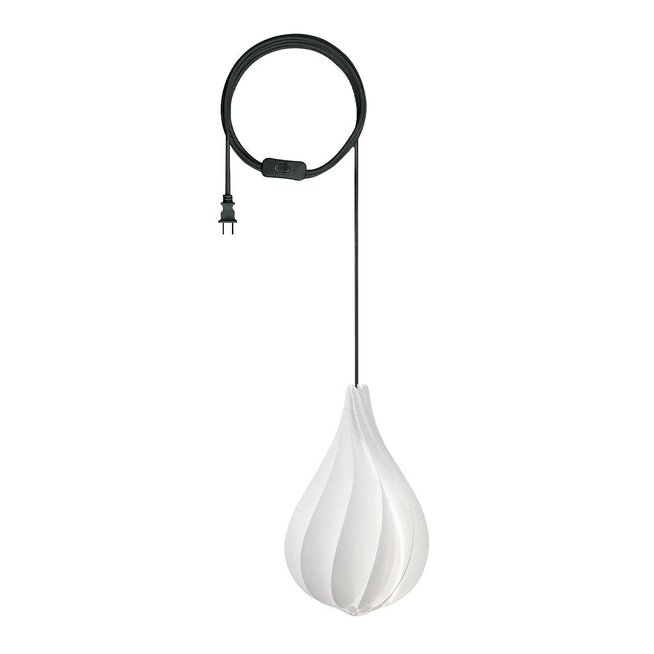 Alva Pendant Light Plug Version ∅ 7.8″ x H 13.7″ / White Pendant light