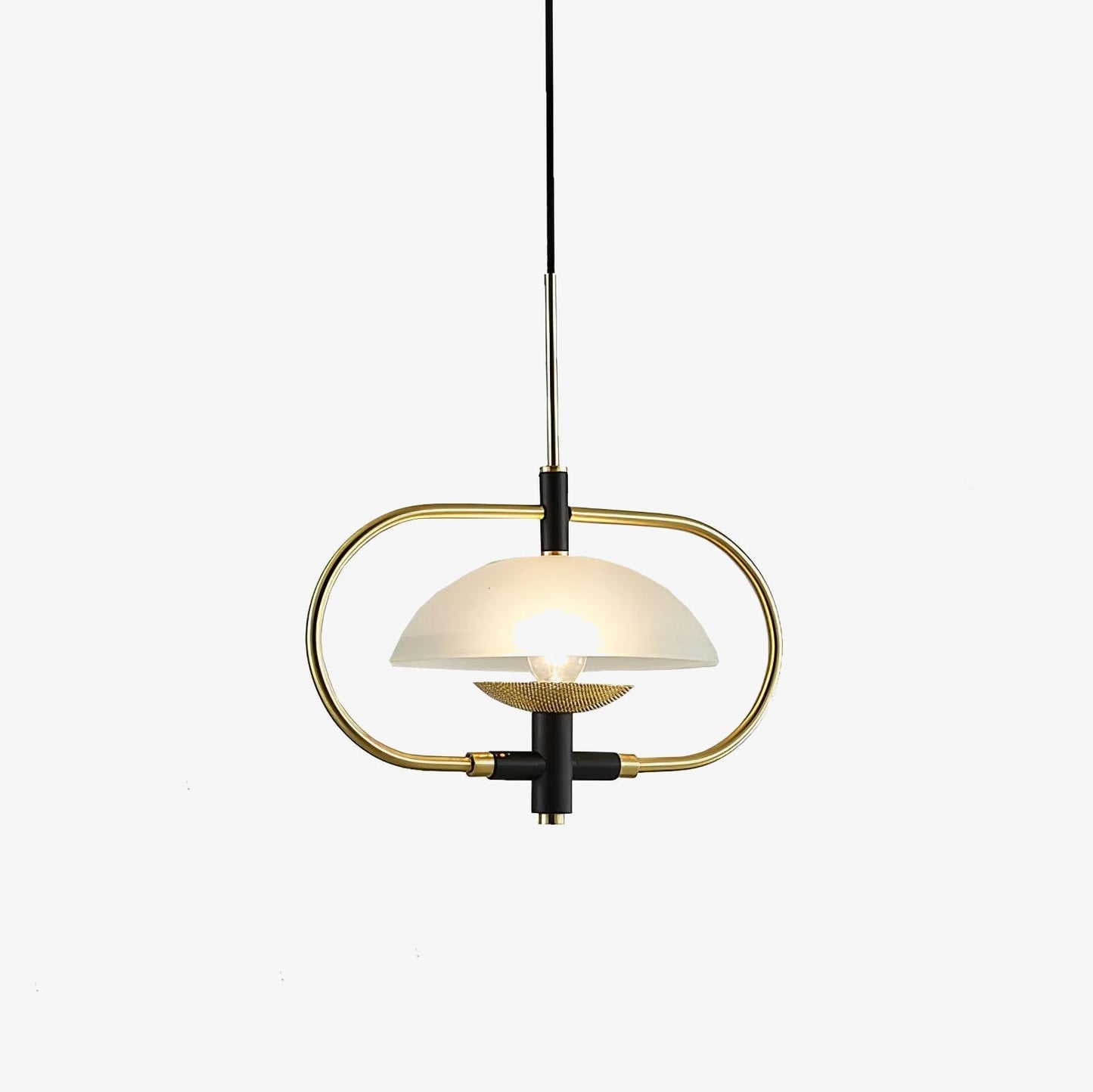Aperture Pendant Light ∅ 15.7″ x H 11″ / Dia 40cm x H 28cm / Gold & White Pendant light