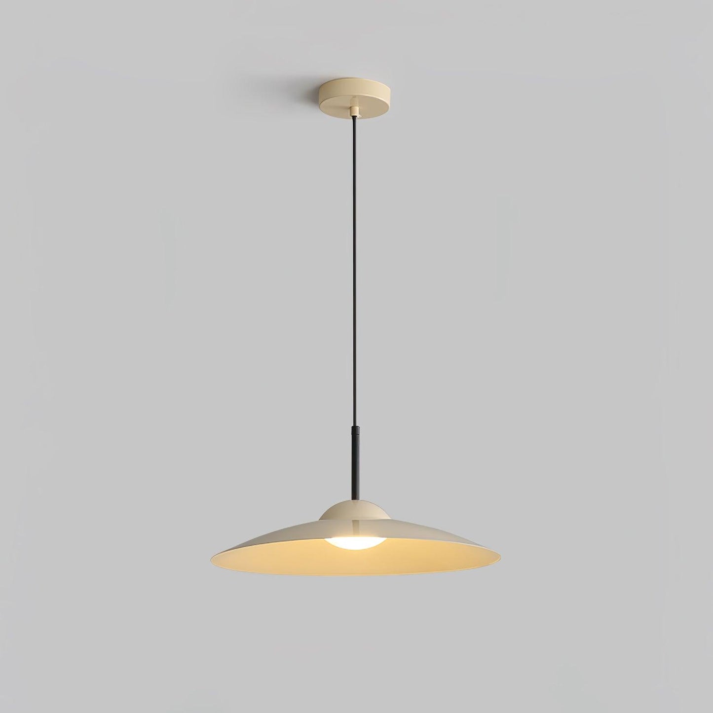 Arcadian Pendant Light ∅ 15.7″ x H 5.9″ / Dia 40cm x H 15cm / Milky White / Warm Light Pendant light