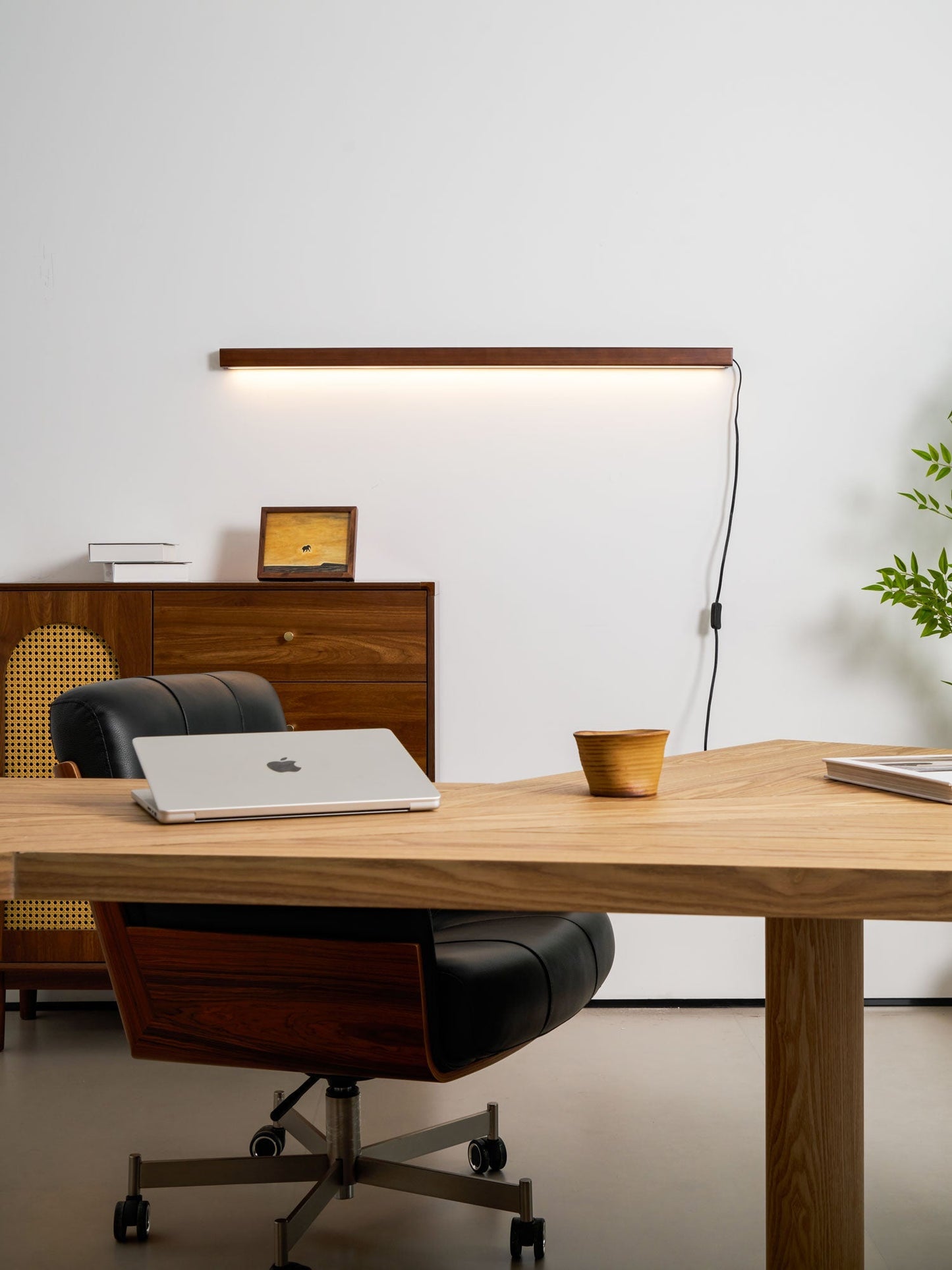 Arlo Linear Wood Plug-in Wall Light 1001 Wall lamp