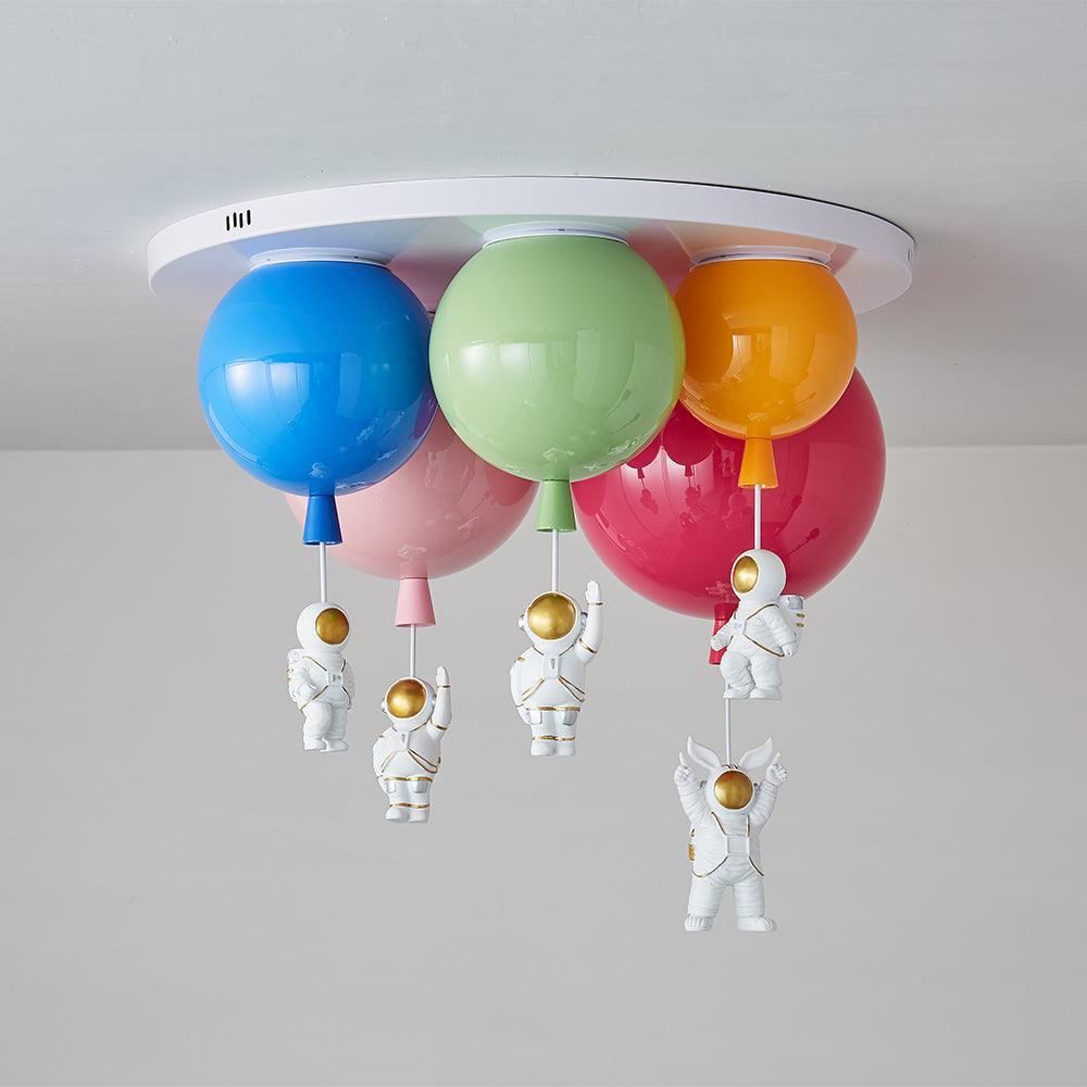 Astronaut Glossy Balloon Ceiling Lamp 5 heads ∅ 27.6″ / Dia 70cm / Model C Ceiling lamp