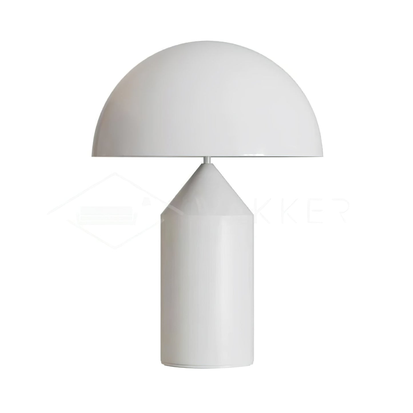 Atollo Metal Table Lamp ∅ 13.8″ x H 19.7″ / Dia 35cm x H 50cm / Matte white / US Plug Table lamp
