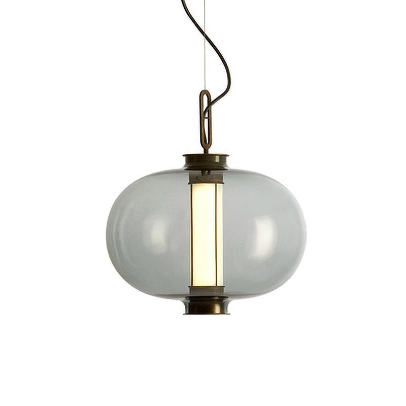 Bai Family Pendant Light Model C: ∅ 15.7″ x H 18.9″ / Dia 40cm x H 48cm / Smoke grey Pendant light