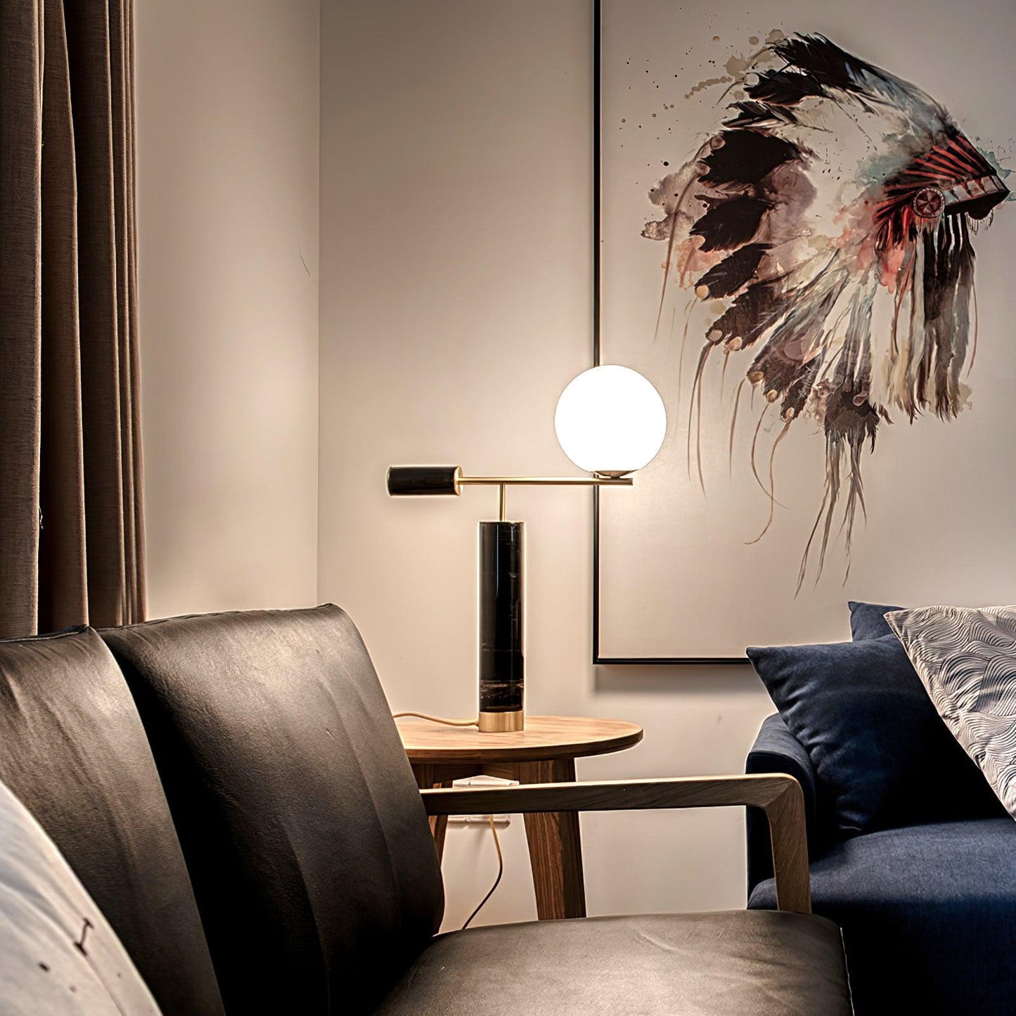 Bendik Keramik Schreibtischlampe