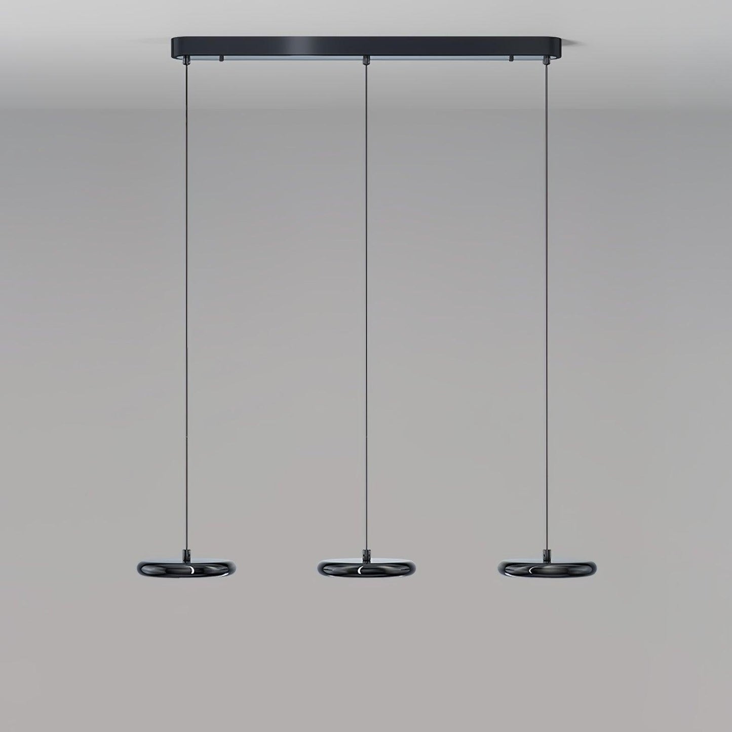 Bilancella Suspension Lamp ∅ 36.2″ x H 59″ / Dia 92cm x H 150cm / Black / Warm Light Pendant light