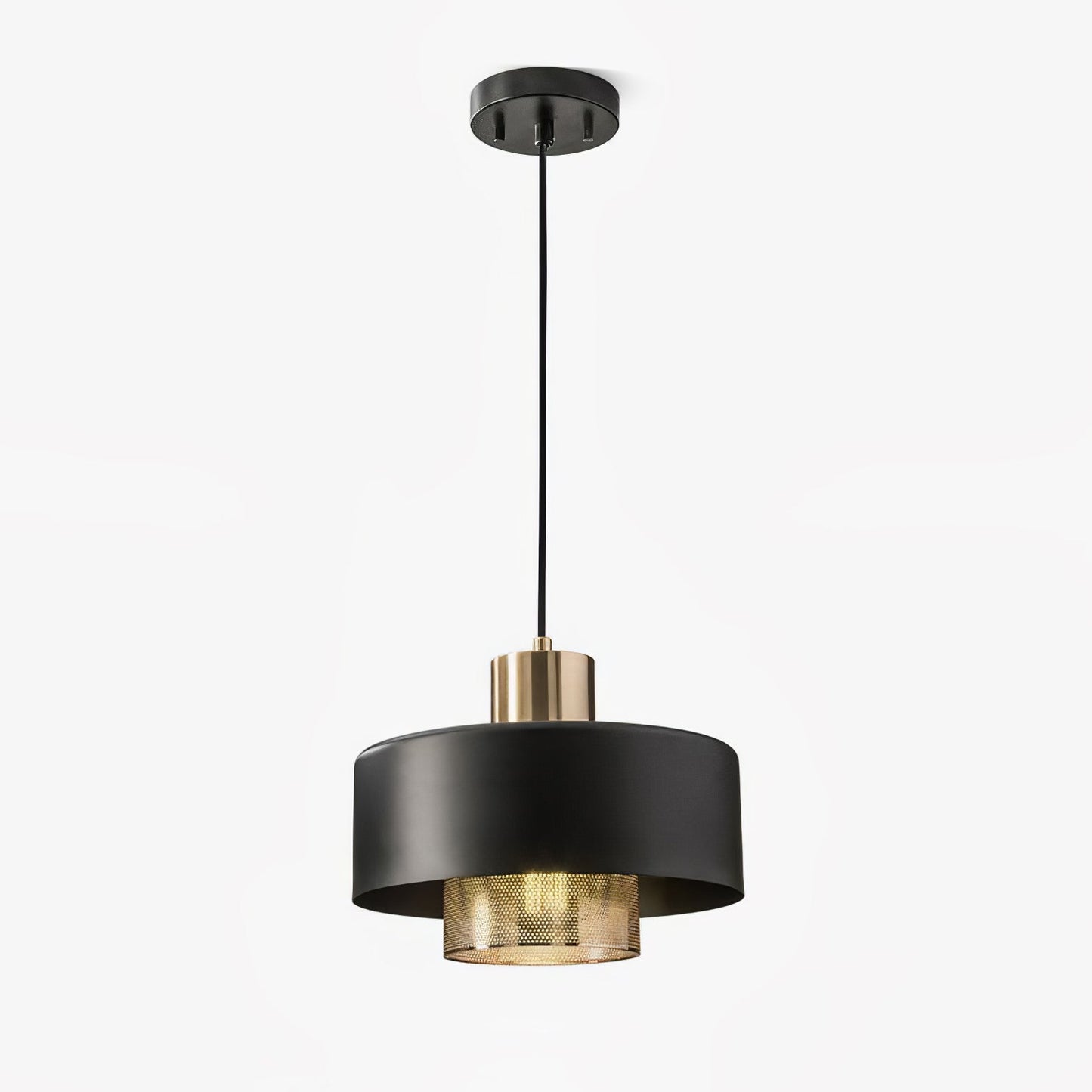 Bradbury Pendant Lamp ∅ 11.8″ x H 11″ / Dia 30cm x H 28cm / Copper + Black Pendant light