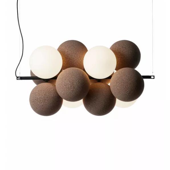 Bubbles Holly Pendant Lamp Horizontal ∅ 22.8″ x H 10.2″ / Dia 58cm x H 26cm / Terracotta Pendant light