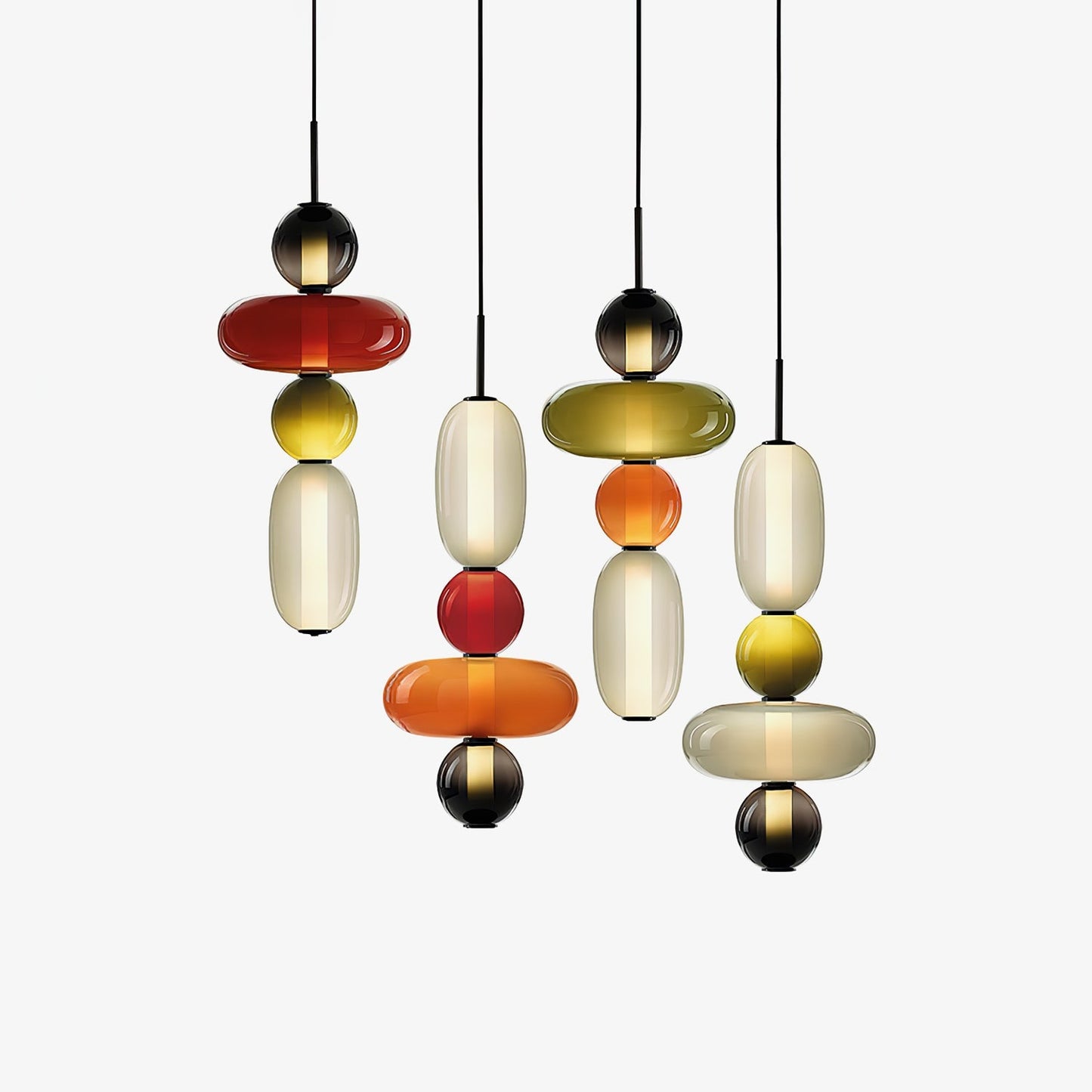Candied Glass Combo Pendant Light Pendant light