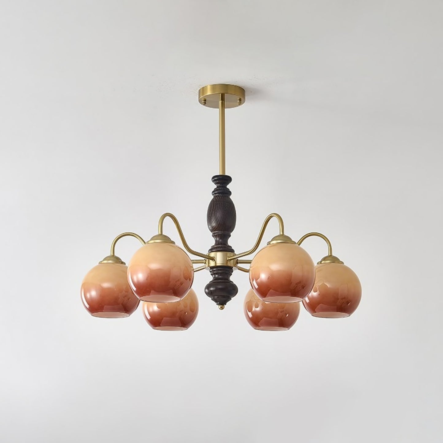 Caramel Orb Chandelier Chandelier