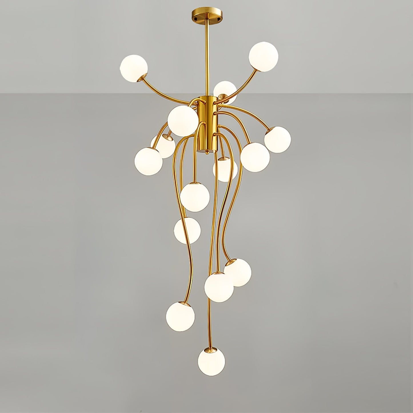 Caroline Chandelier ∅ 27.6″ x H 47.2″ / Dia 70cm x H 120cm / Gold Chandelier