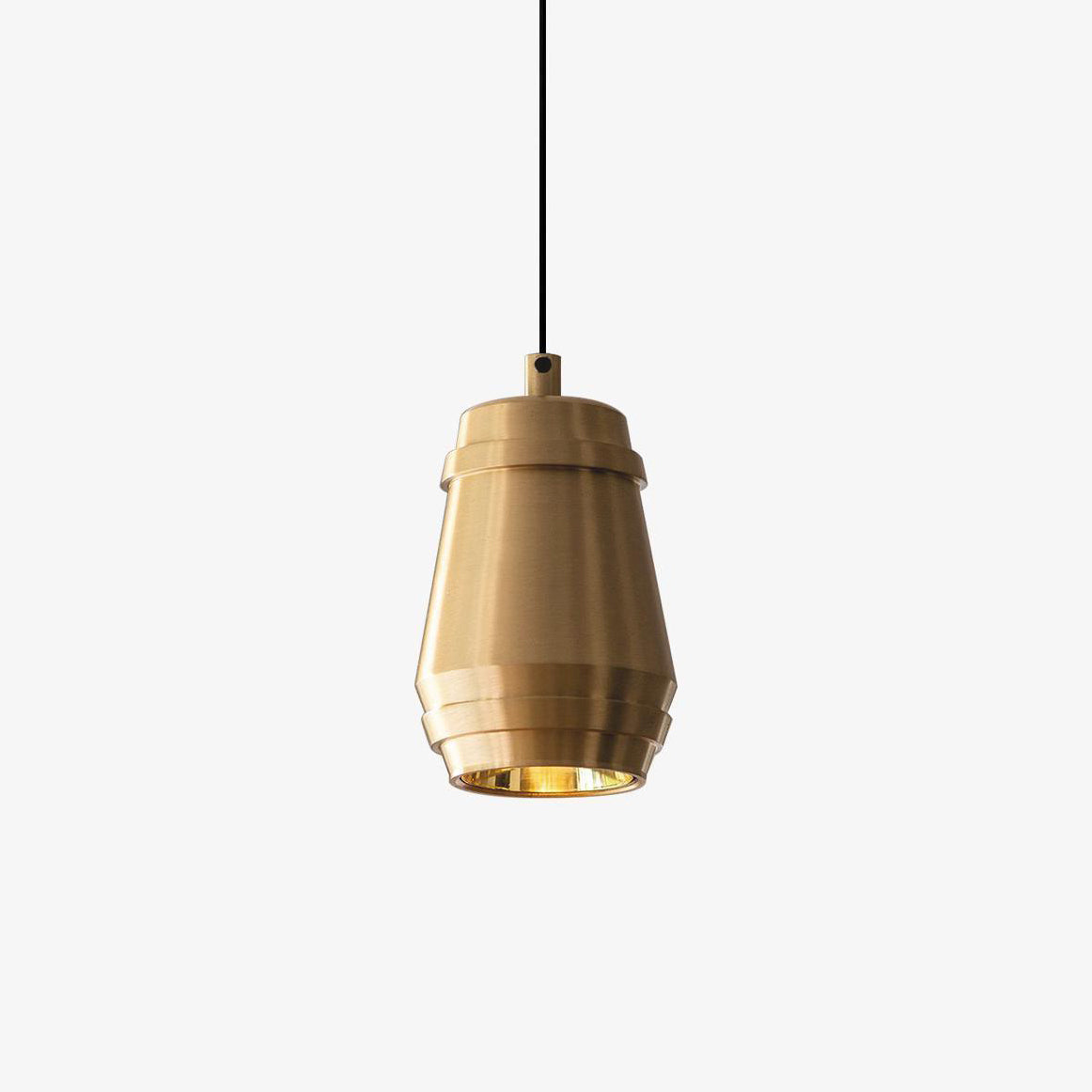 Cask Pendant Light ∅ 3.9″ x H 5.9″ / Dia 10cm x H 15cm / Brushed Brass Pendant light
