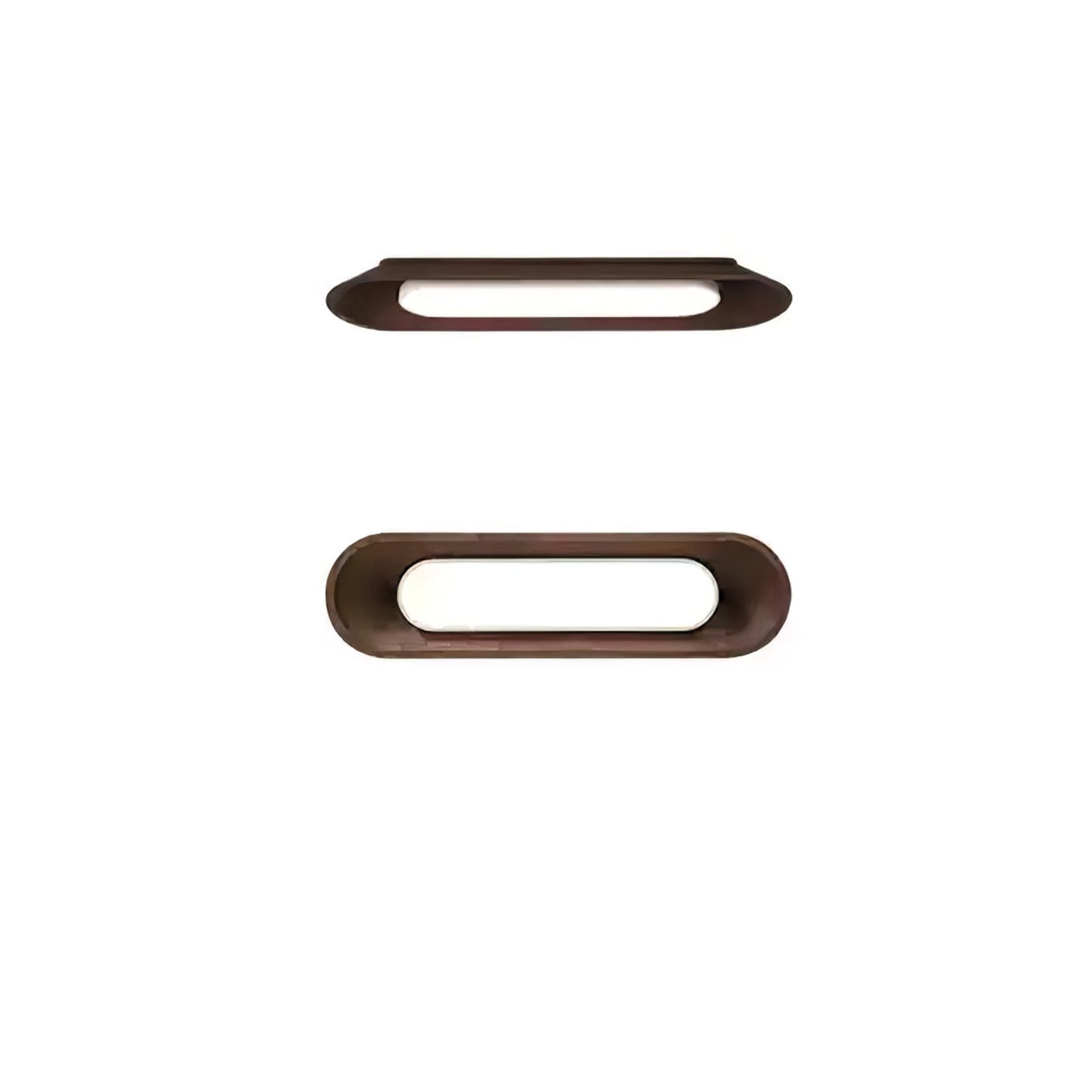 Channel Ceiling Lamp L 50’’ x W 13.8’’ x H 5.5’’ / Walnut Color / Warm Light Ceiling lamp