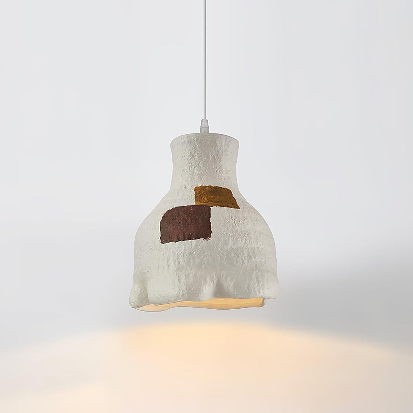 Clovo Pendant Lamp Model D ∅ 9.1″ x H 11″ / Dia 23cm x H 28cm / Gray-White Pendant light
