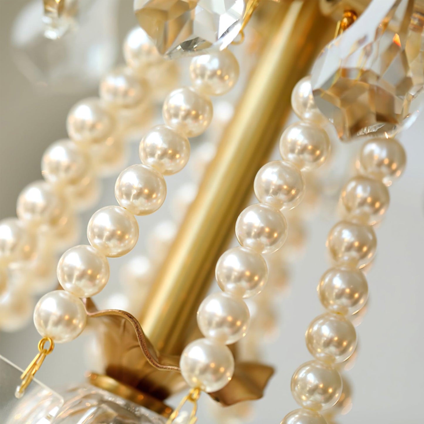 Crystal Pearl Chandelier Chandelier