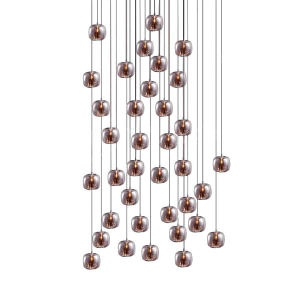 Cubie Suspension Brushed Brass Base