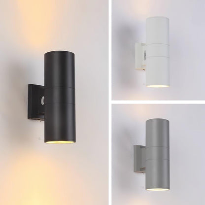 Cylindrical Outdoor Wall Light