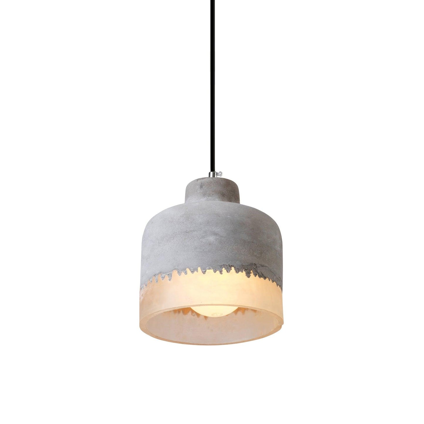 Delia Cement Pendant Light ∅ 7.5″ x H 7.9″ / Dia 19cm x H 20cm / Light grey Pendant light