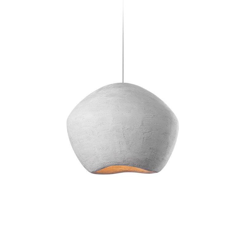 Dome Pendant Lamp ∅ 23.6″ x H 23.2″ / Dia 60cm x H 59cm / White Pendant light