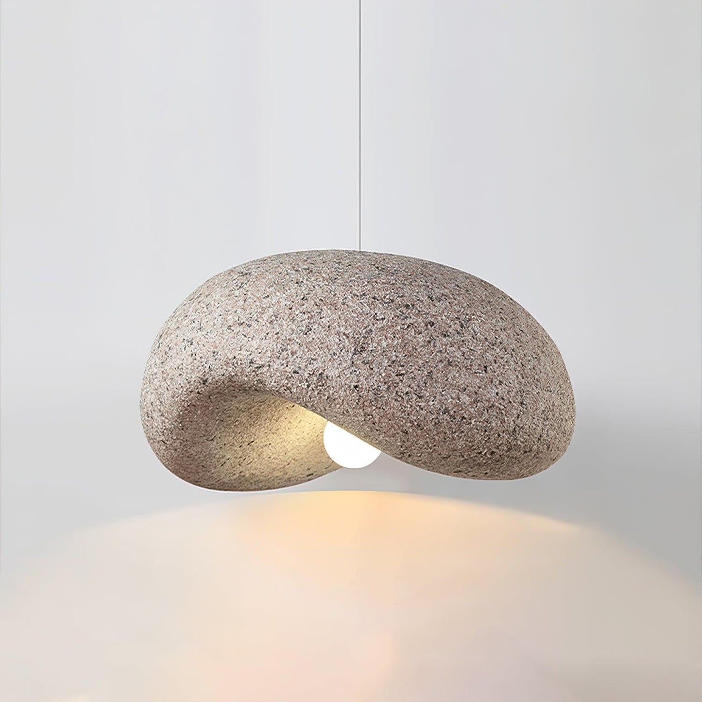 Dunia Speckled Pendant Lamp ∅ 15.7″ x H 6.7″ / Dia 40cm x H 17cm / Light pink Pendant light