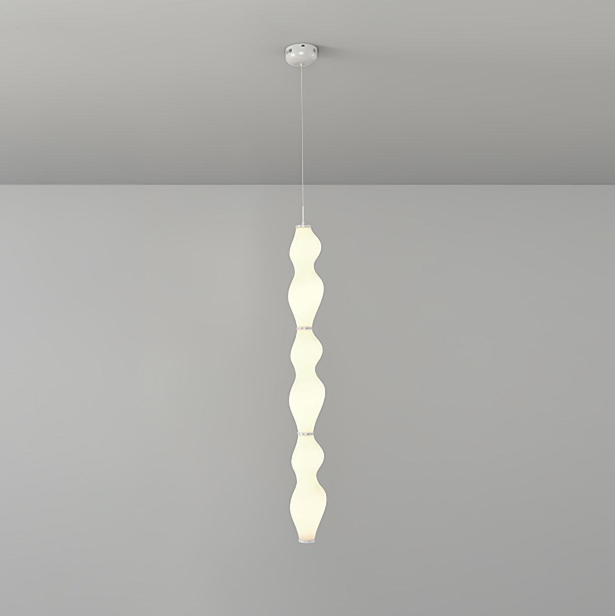 Empirico Pendant Lamp ∅ 6.3″ x H 55.1″ / Dia 16cm x H 140cm / White / Warm Light Pendant light
