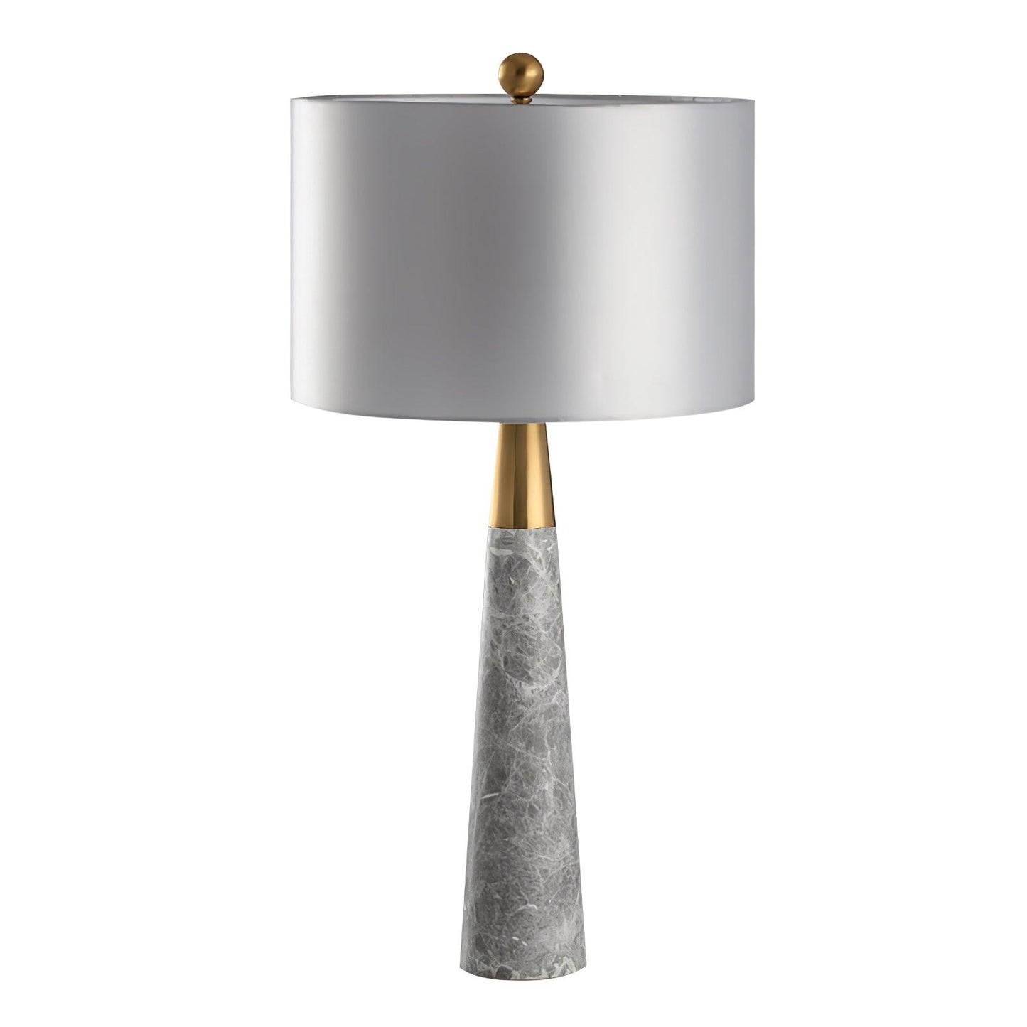 Expino Table Lamp ∅ 14.9″ x H 27.6″ / Dia 38cm x H 70cm / Gold & Grey / US plug Table lamp
