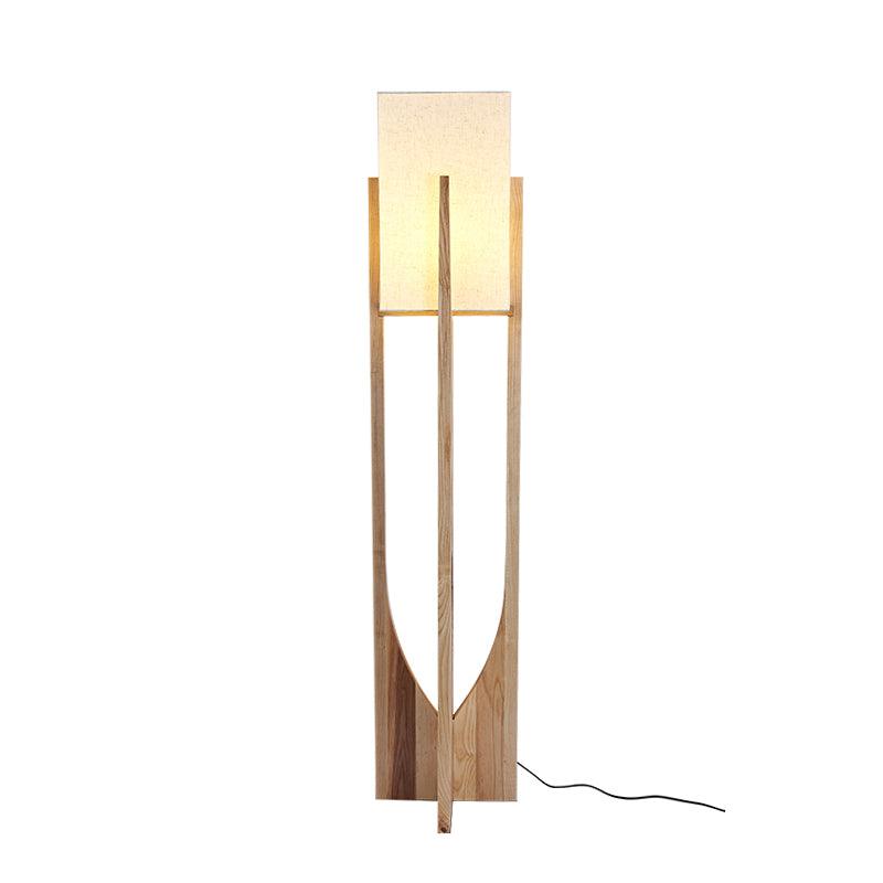 Fairbanks Floor Lamp ∅ 11.8″ x H 57″ / Dia 30 cm x H 145 cm / Nature wood color / US plug Floor lamp