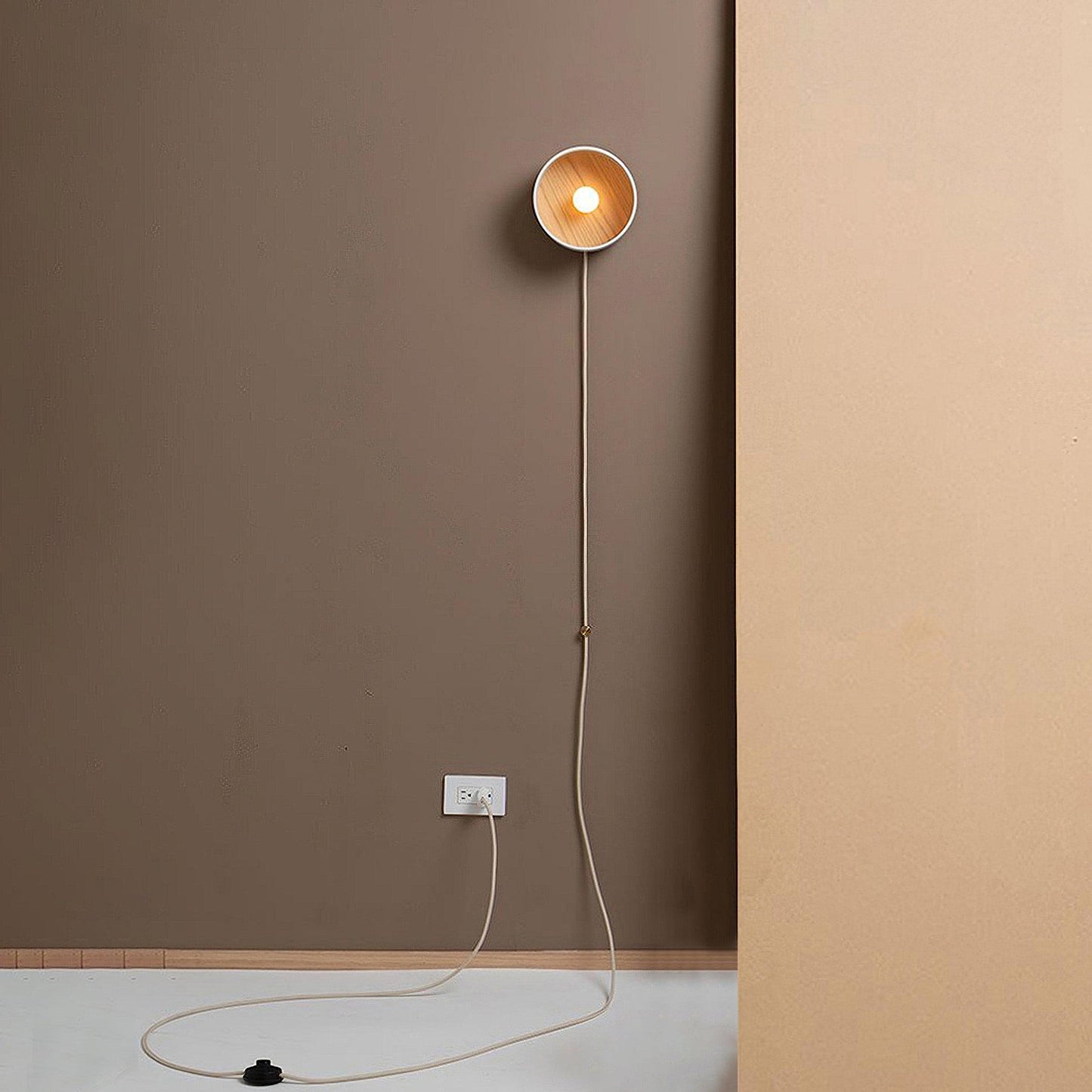 Funiculi Plug In Wall Lamp Model B: ∅ 7.9″ / Dia 20cm / US Plug Wall lamp