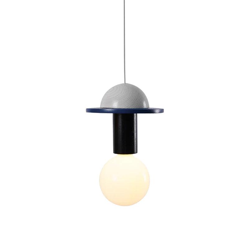Geometric Building Blocks Pendant Lamp Model H Size: ∅ 4.7″x H 9.8″ / Dia 12cm x H 25cm / Colorful Pendant light
