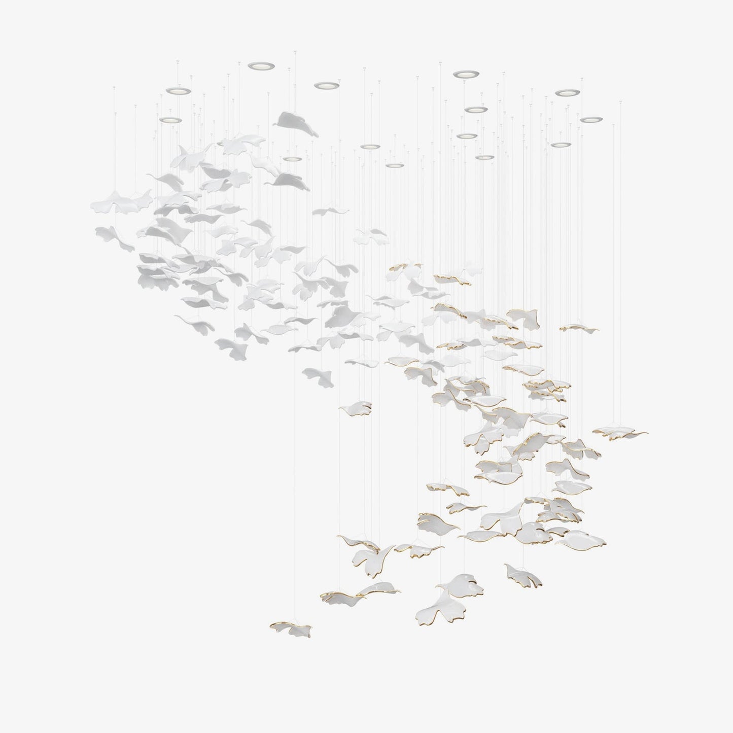 Ginkgo Tree Chandelier Commercial Interior Customize