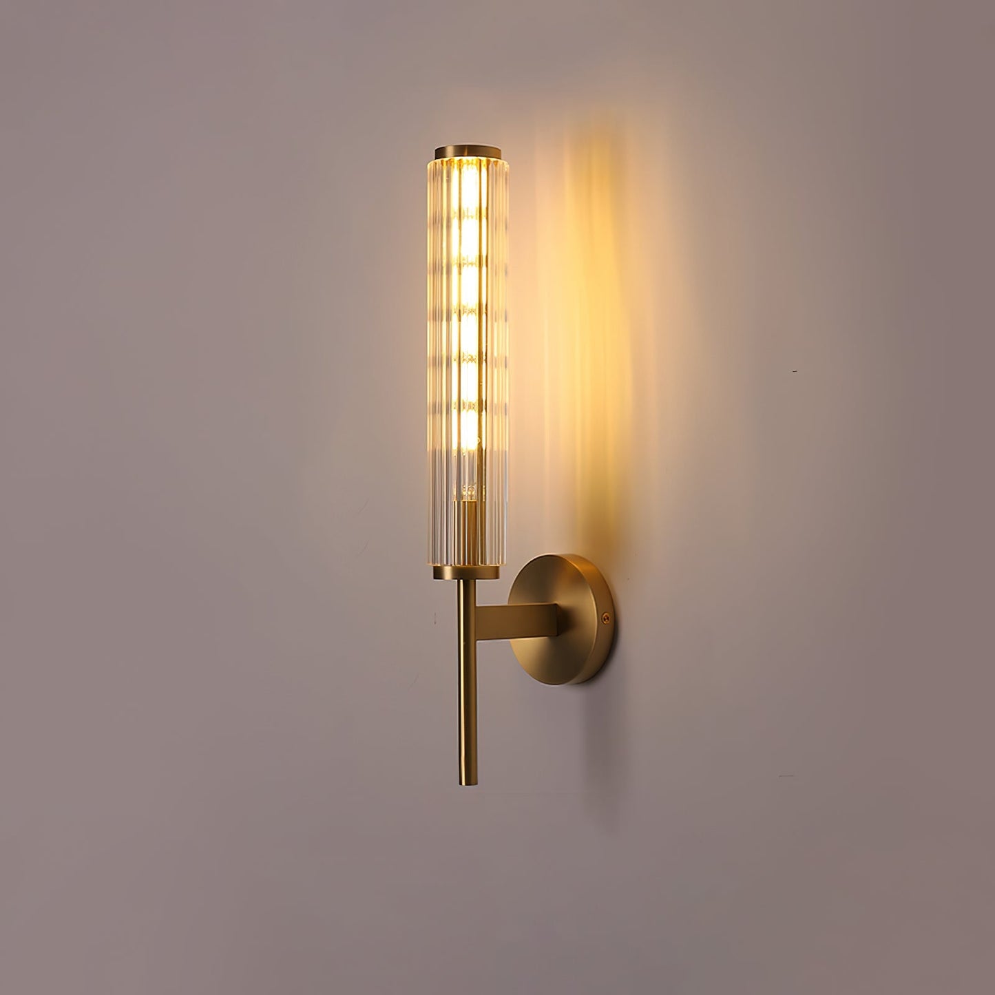 Glass Linear Brass Wall Light Wall lamp