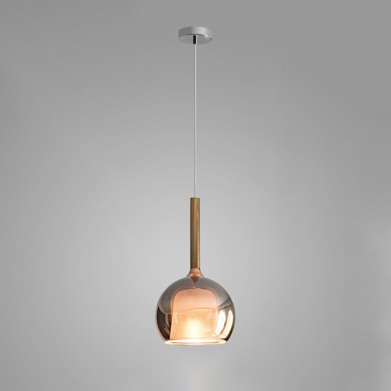 Glo Pendant Light ∅ 9.8″ x H 16.9″ / Dia 25cm x H 43cm / Gold Pendant light
