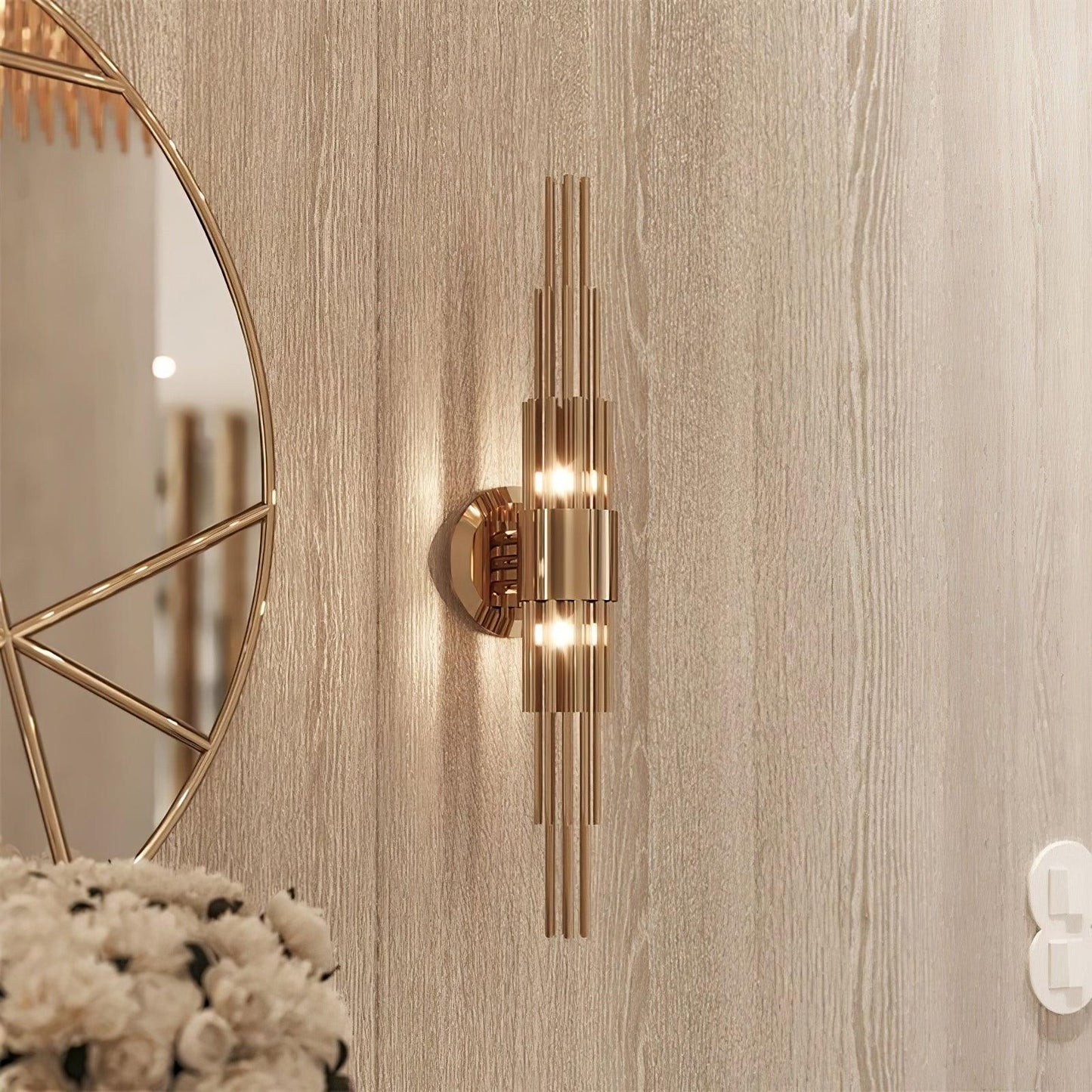Gold Streamline Wall Lamp Wall lamp