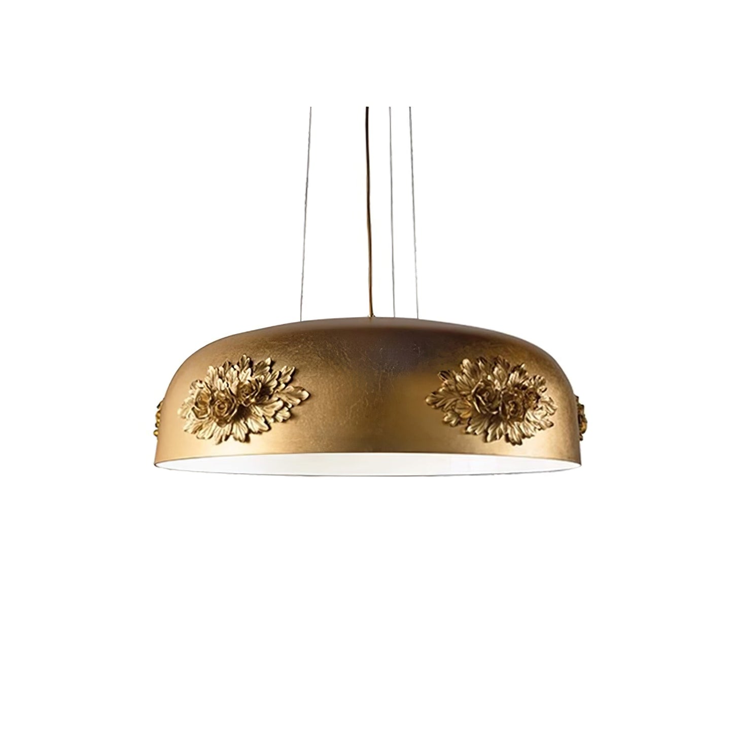 Gold Tuzzi Pendant Light ∅ 33.5″ x H 12.6″ / Dia 85cm x H 32cm / Gold foil / Warm Light Pendant light