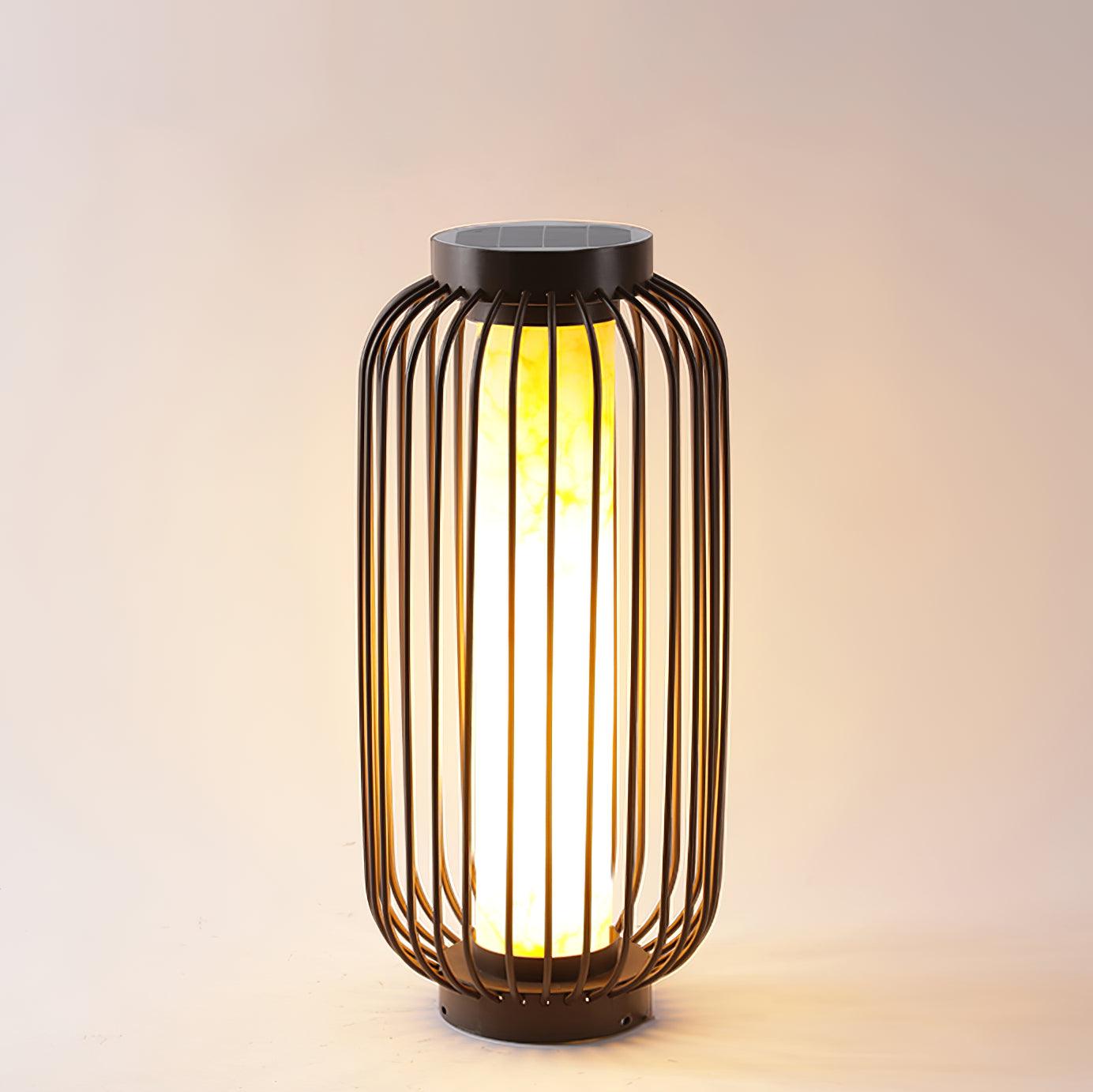 Graydon Outdoor Table Lamp ∅ 10.6″ x H 23.6″ / Dia 27cm x H 60cm / Model B: Solar-Powered Version / Warm Light Table