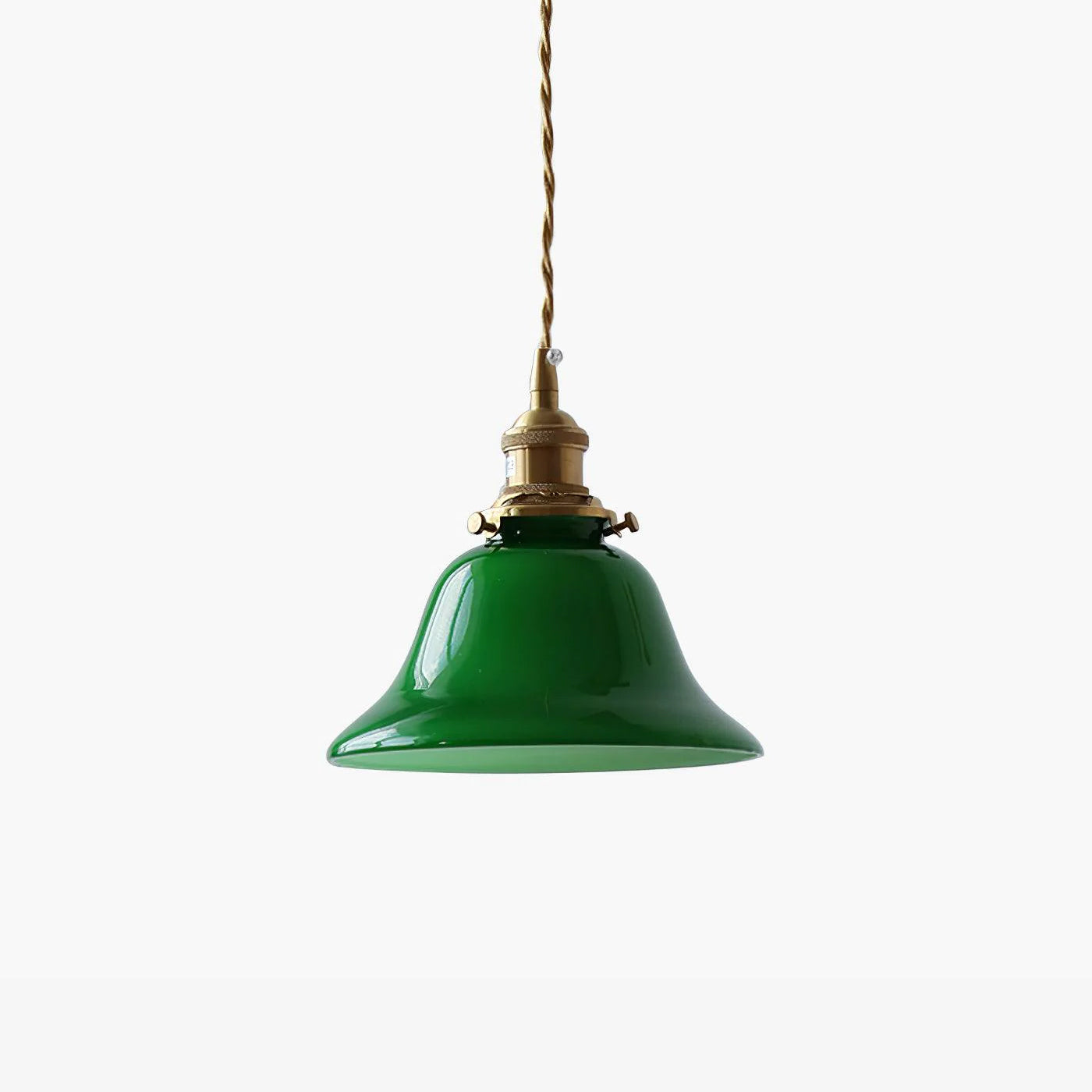 Green Bell Pendant Light ∅ 7.3″ x H 4.3″ / Dia 18.5cm x H 11cm / Green Pendant light