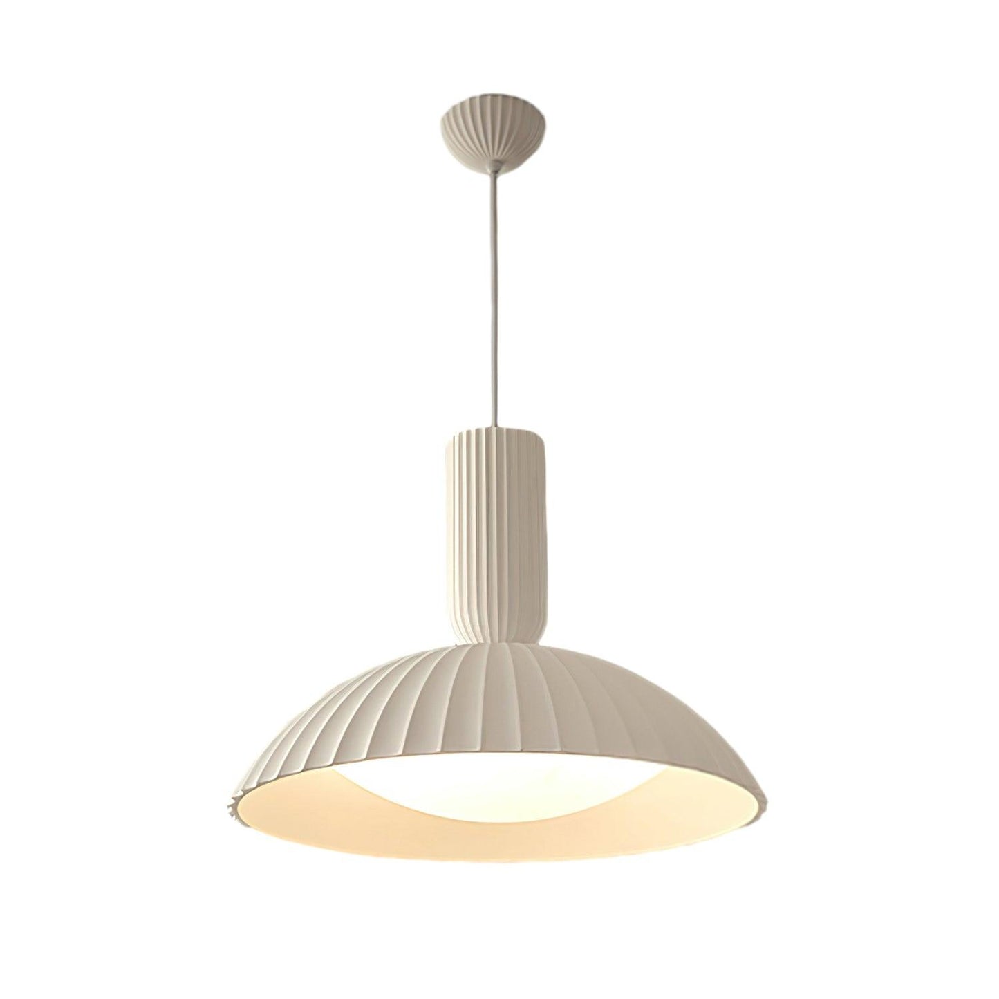 Resin Apollo Pendant Light ∅ 23.2″ x H 11.8’’ / Dia 59cm x H 30cm / Beige / Warm Light Pendant light