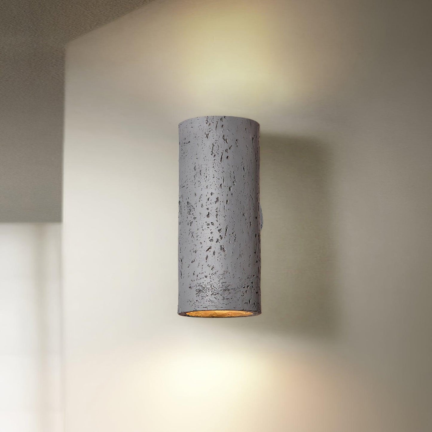 Hans Wall Lamp ∅ 3.9″ x H 9″/ Dia 10cm x H 23cm / Grey Wall lamp