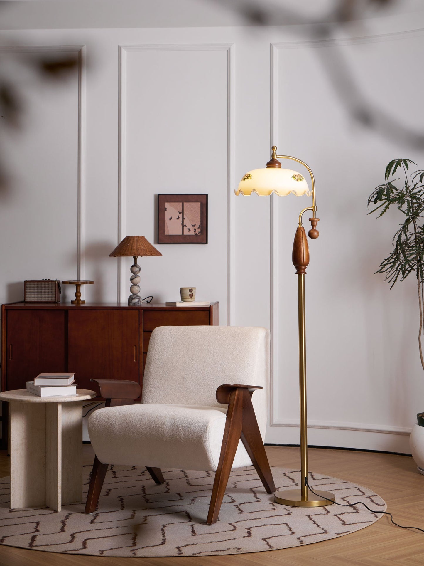 Heritage Bloom Floor Lamp