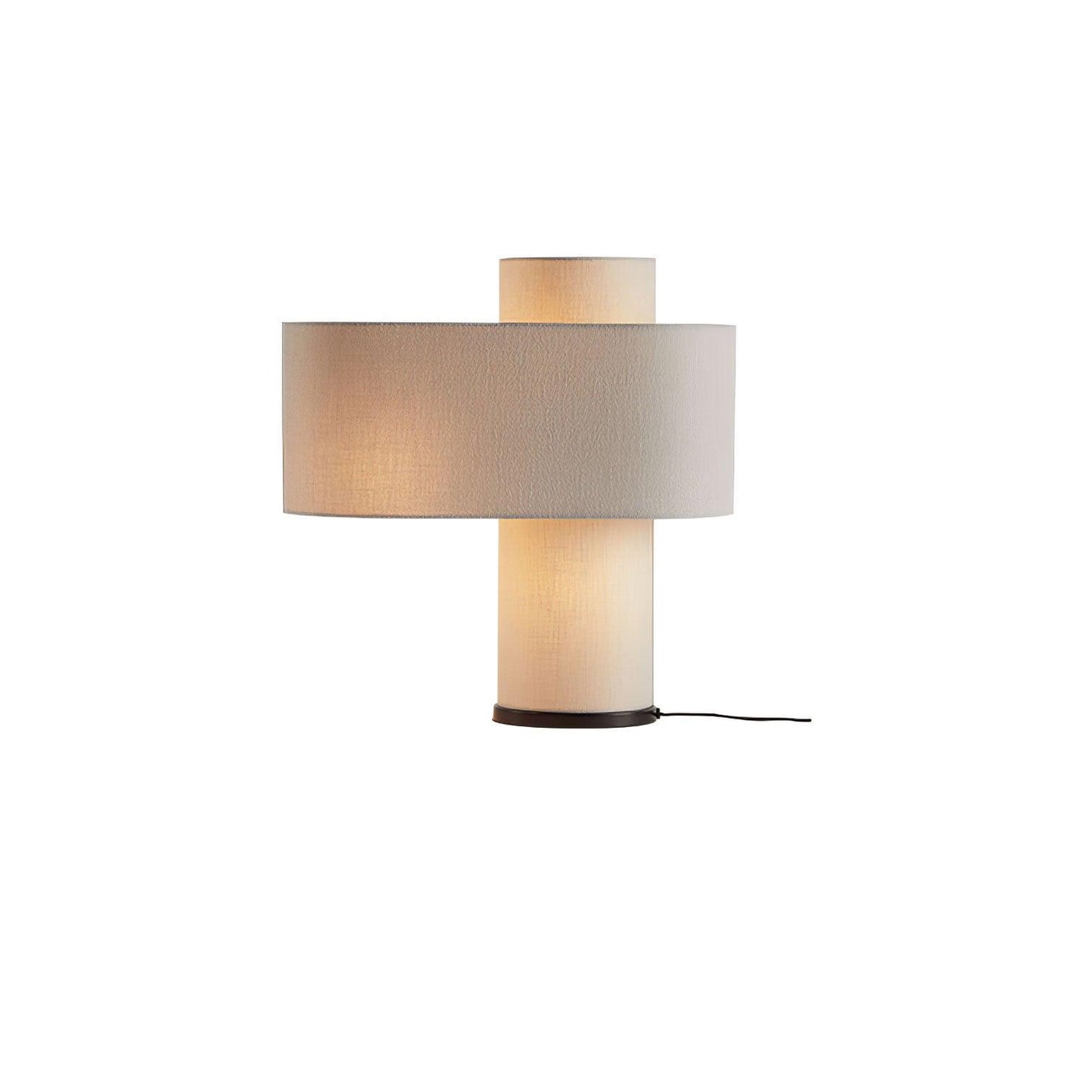 Heron Glowing Table Lamp ∅ 19.7″ x H 20.5″ / Dia 50cm x H 52cm / Black & Beige / US Plug Table lamp