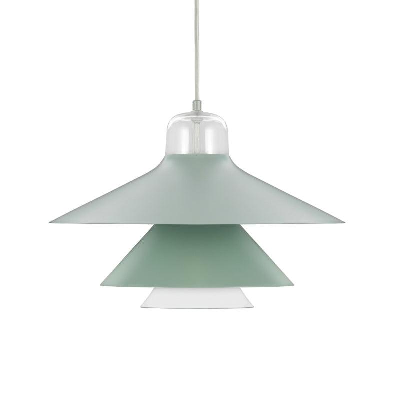 Ikono Pendant lamp ∅ 15.7″ x H 59.1″ / Dia 40cm x H 150cm / Green Pendant light