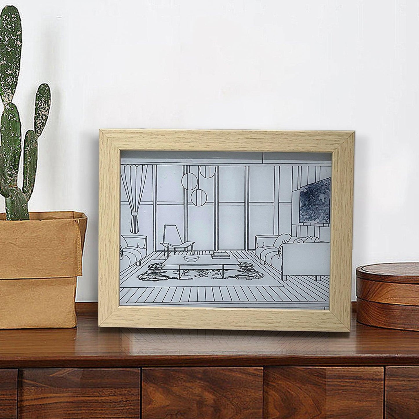 Illuminated Bedside Art Lamp Wall lamp